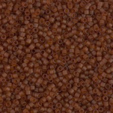 Miyuki delica beads 15/0 - Matted transparent amber DBS-764